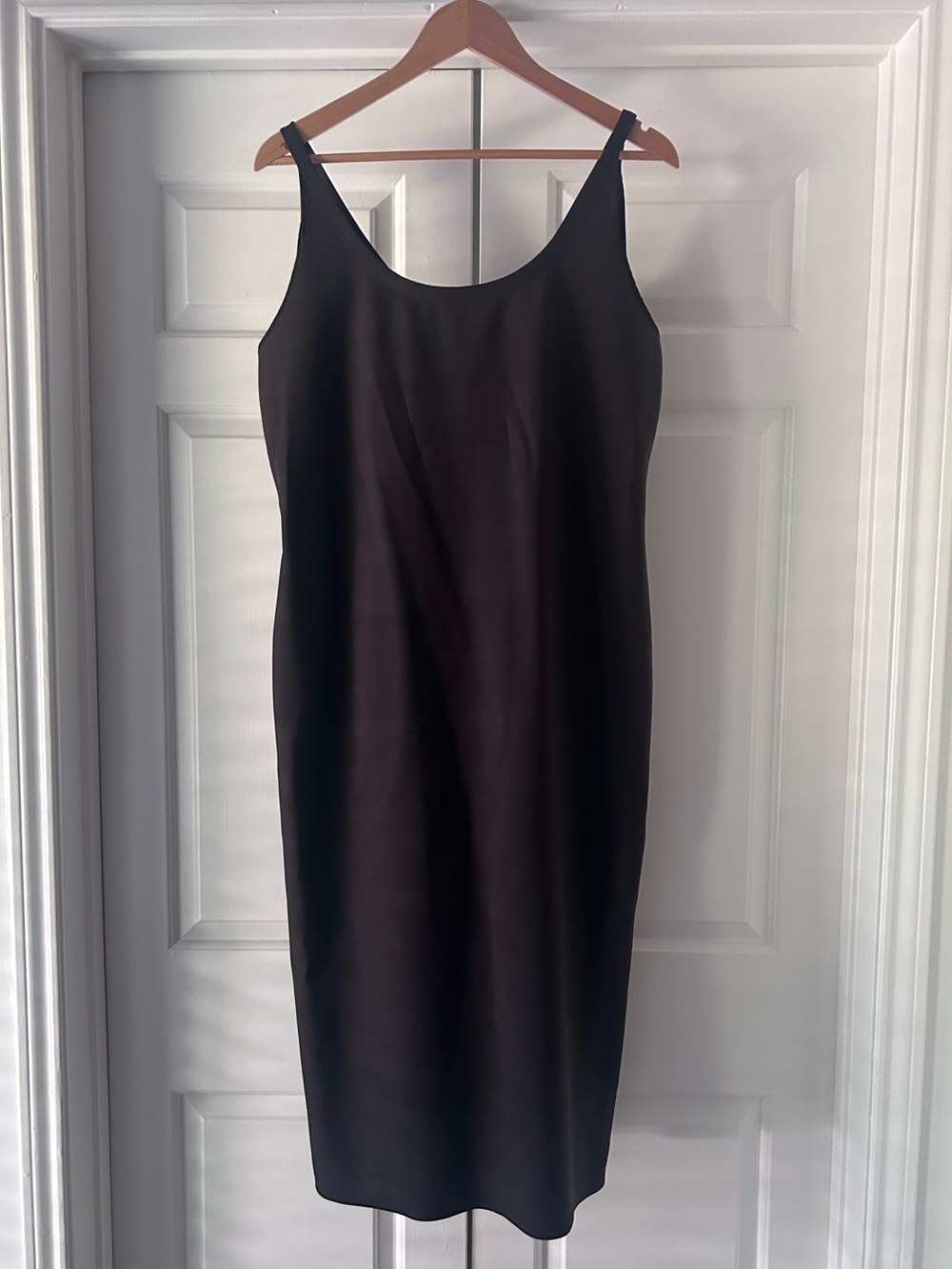 MM Lafleur Black Midi Slip Dress